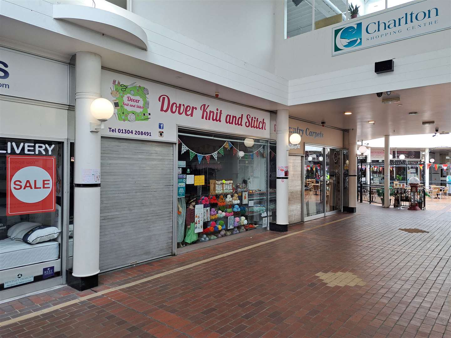 Charlton Shopping Centre in Dover was built in 1981