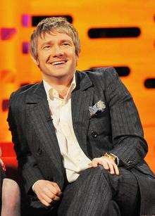 Martin Freeman, during the filming of the Graham Norton Show at The London Studios, south London. Picture: Nick Ansell/PA Photos