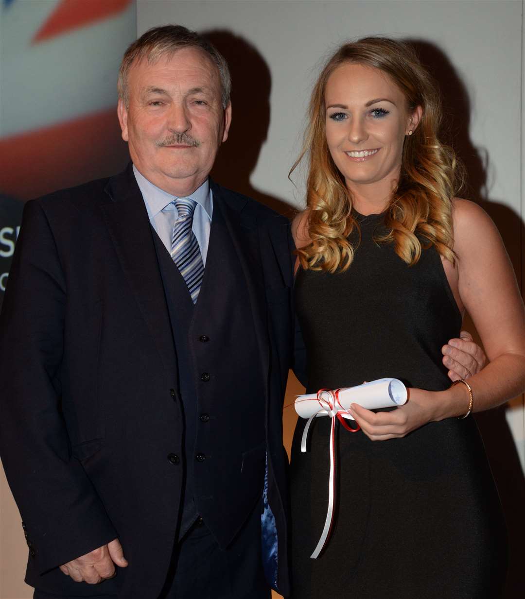 Charlotte Evans joined Ian John Lewis in the Hall of Fame four years ago. Picture: Chris Davey