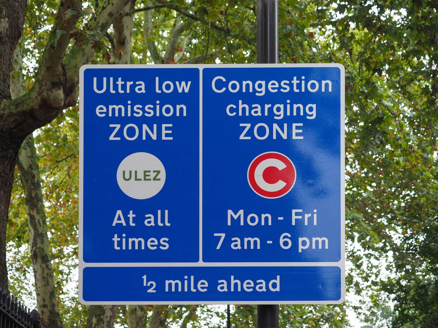 The Ultra low emission zone is in operation at all times and could soon be expanded to the border between Kent and greater London.