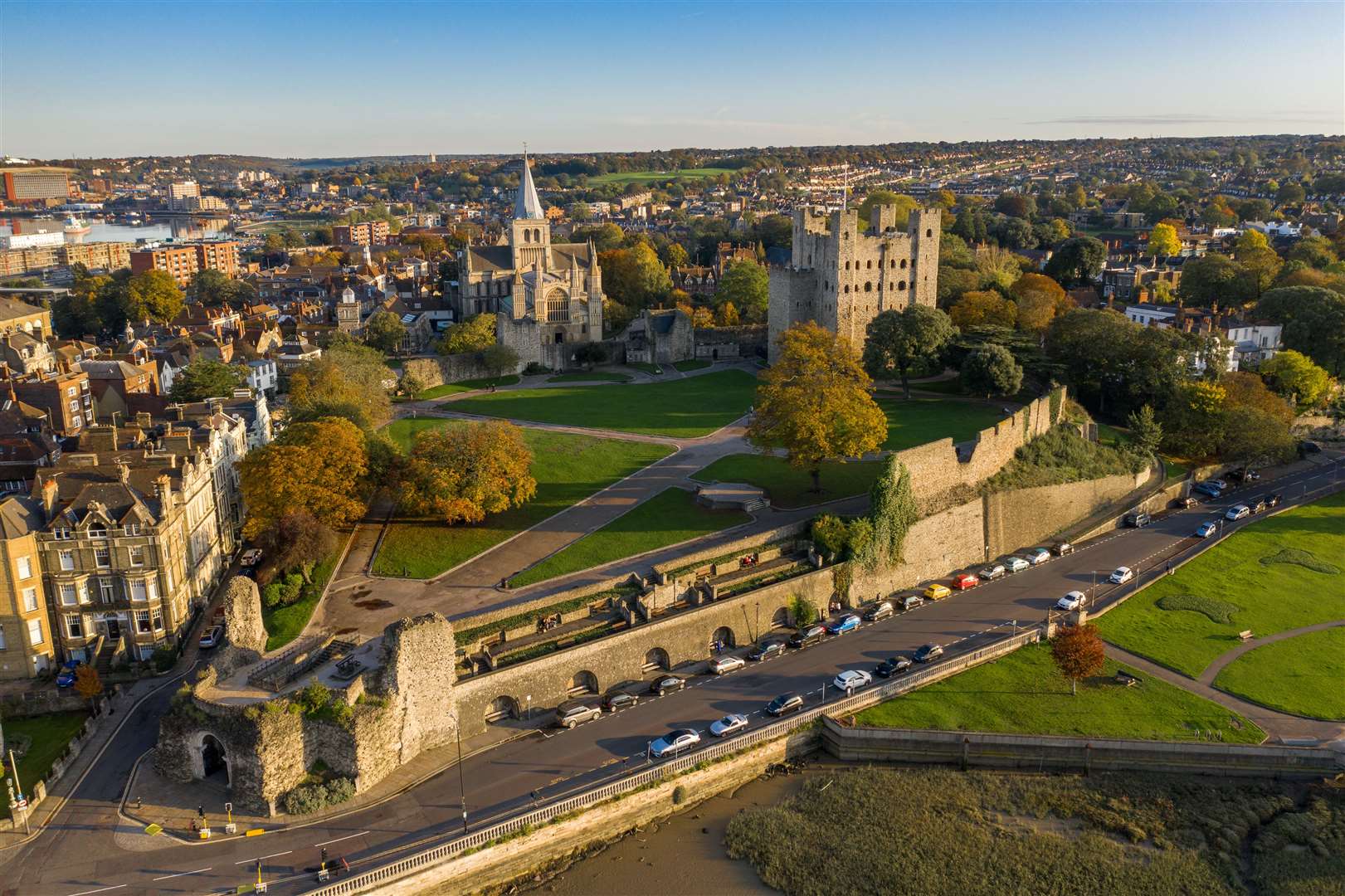 The festival is taking place at Rochester Castle Gardens