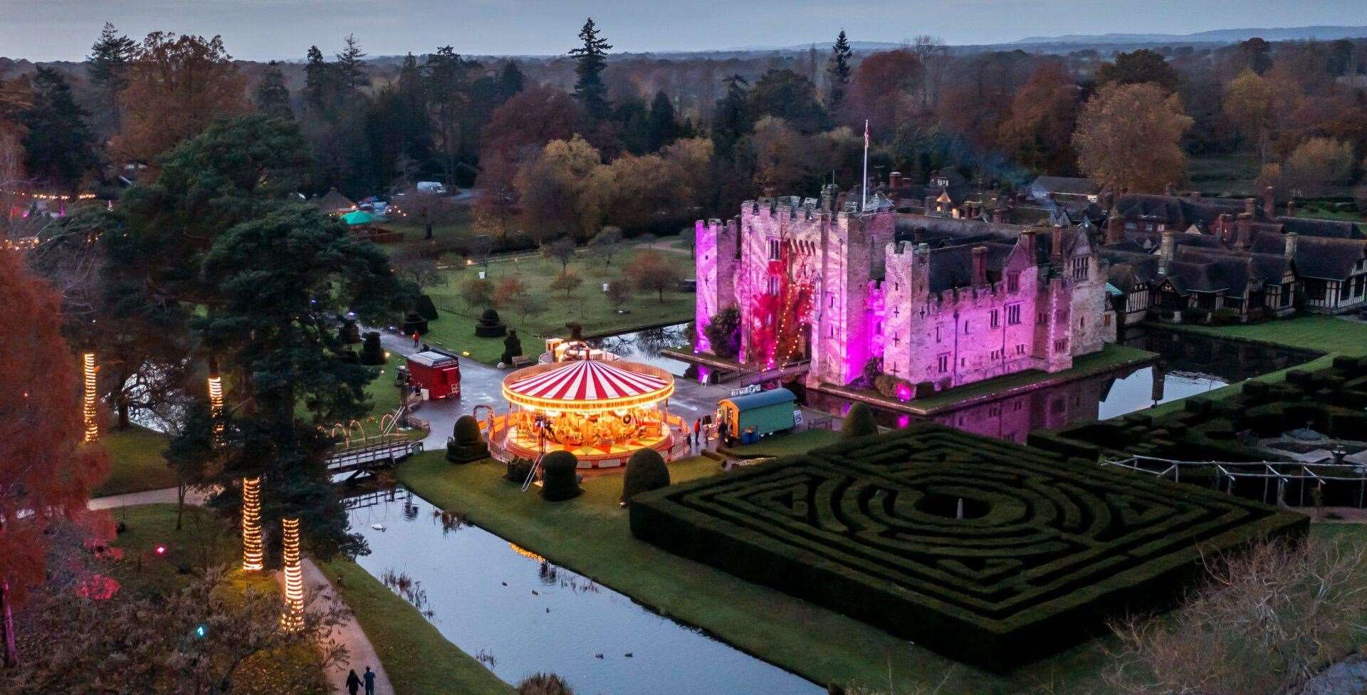 A glittering Christmas experience returns to Hever Castle for the 10th year. Picture: Hever Castle and Gardens