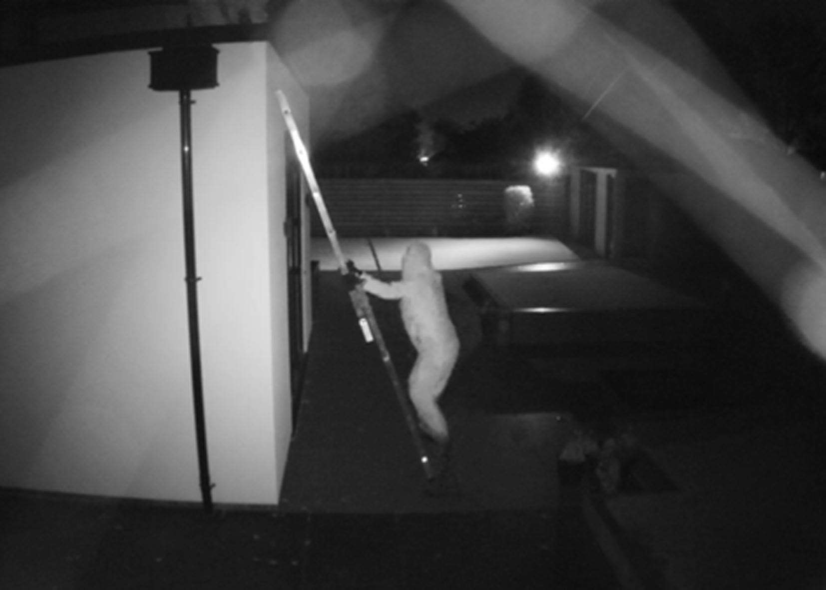 CCTV still of one of the burglaries (Cheshire Constabulary/PA)