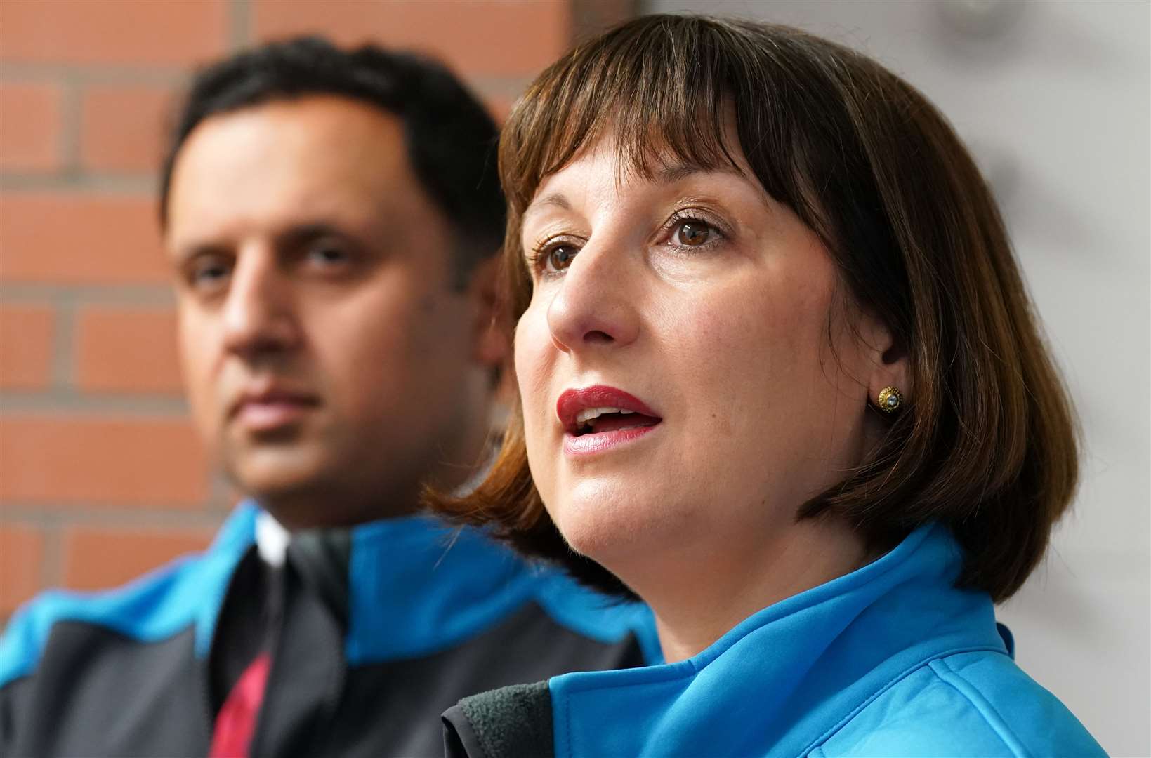 Shadow chancellor Rachel Reeves campaigned in Edinburgh earlier this week with Scottish Labour leader Anas Sarwar (Andrew Milligan/PA)