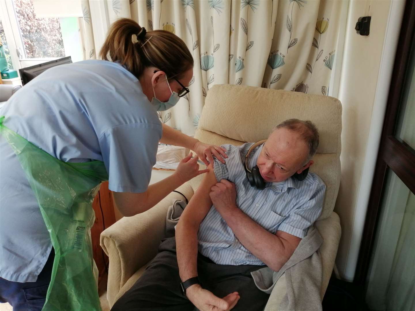 The elderly and vulnerable will be given the choice of a Covid booster jab. Stock picture