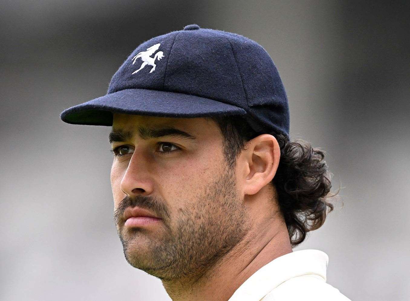 Wes Agar - came off injured on the first day of Kent’s County Championship match against Essex at Canterbury on Friday. Picture: Keith Gillard