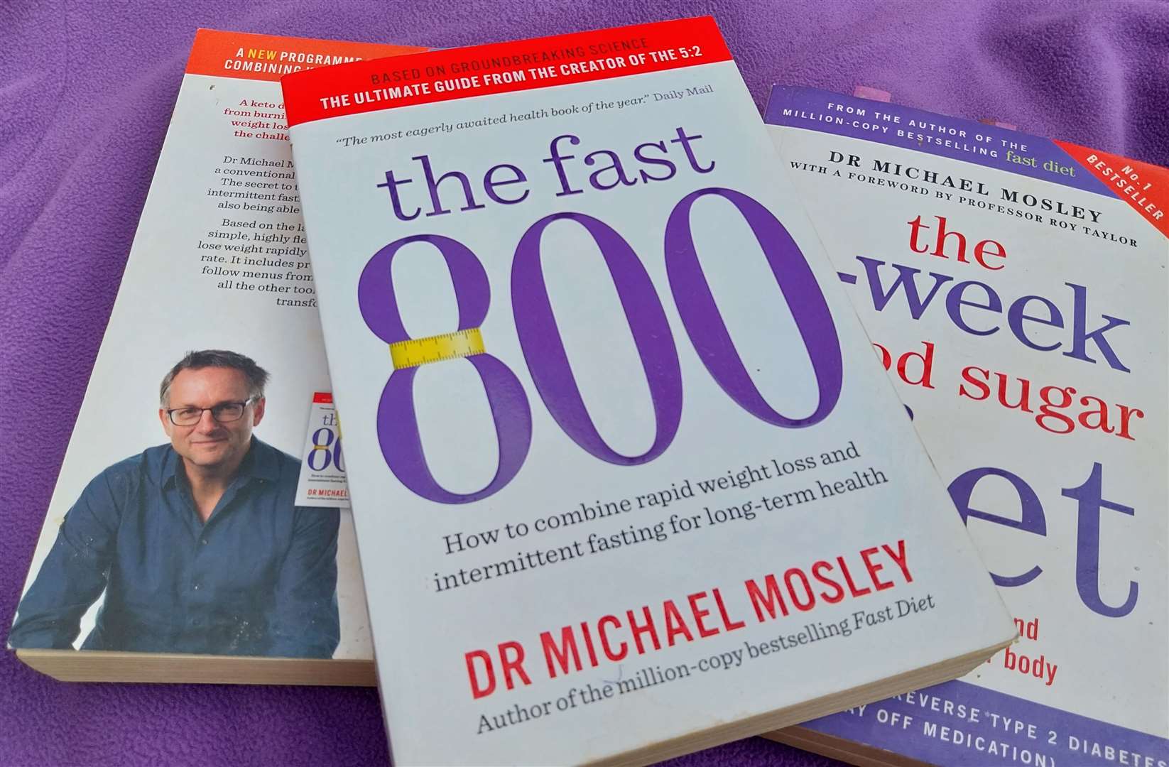 Books by TV doctor and columnist Michael Mosley (PA)