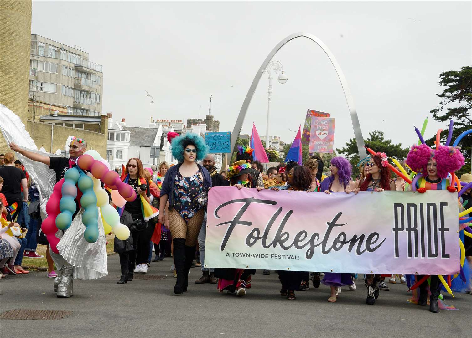 The fundraising effort by Kidz Planet was for Folkestone Pride. This image shows last year’s parade. Picture: Paul Amos