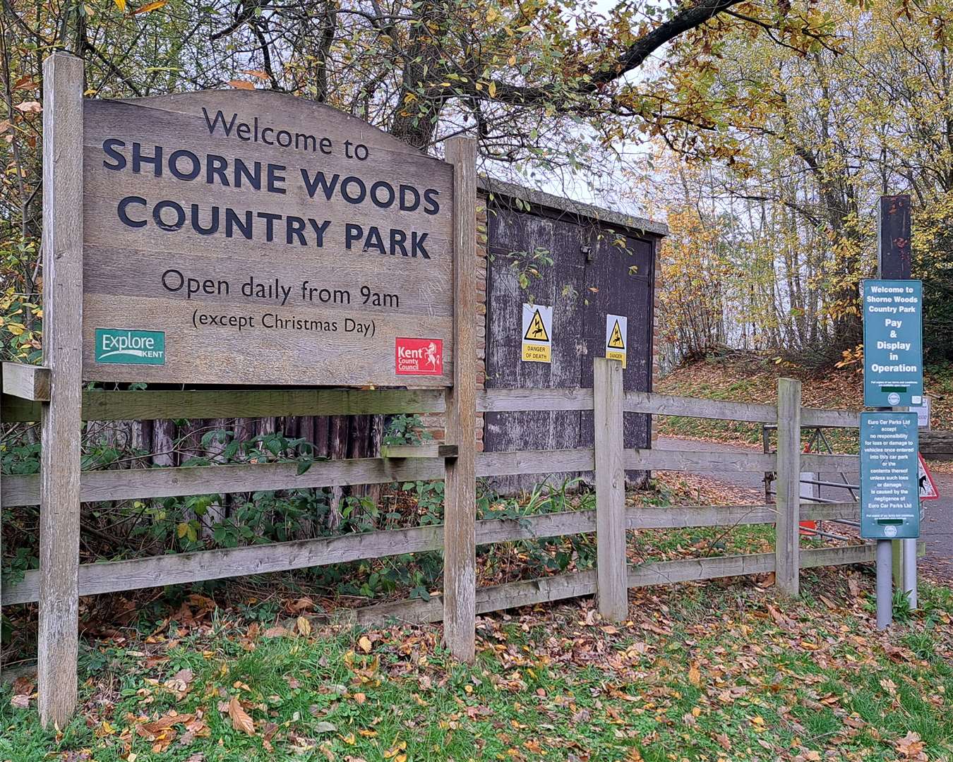 Shorne Woods Country Park issued 2176 parking tickets in a one year period from August 2023 to 2024