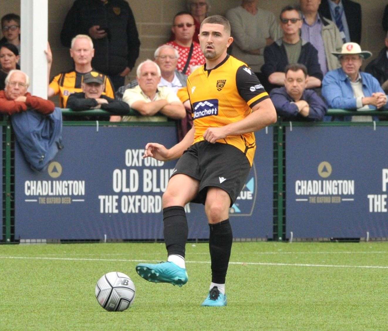Taylor Curran made his Maidstone debut at Oxford City Picture: Steve Terrell