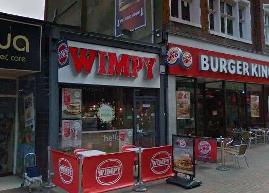 Wimpy in Chatham High Street