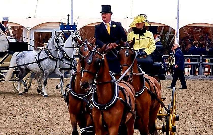 Michael Malone's family have a long history of carriage driving