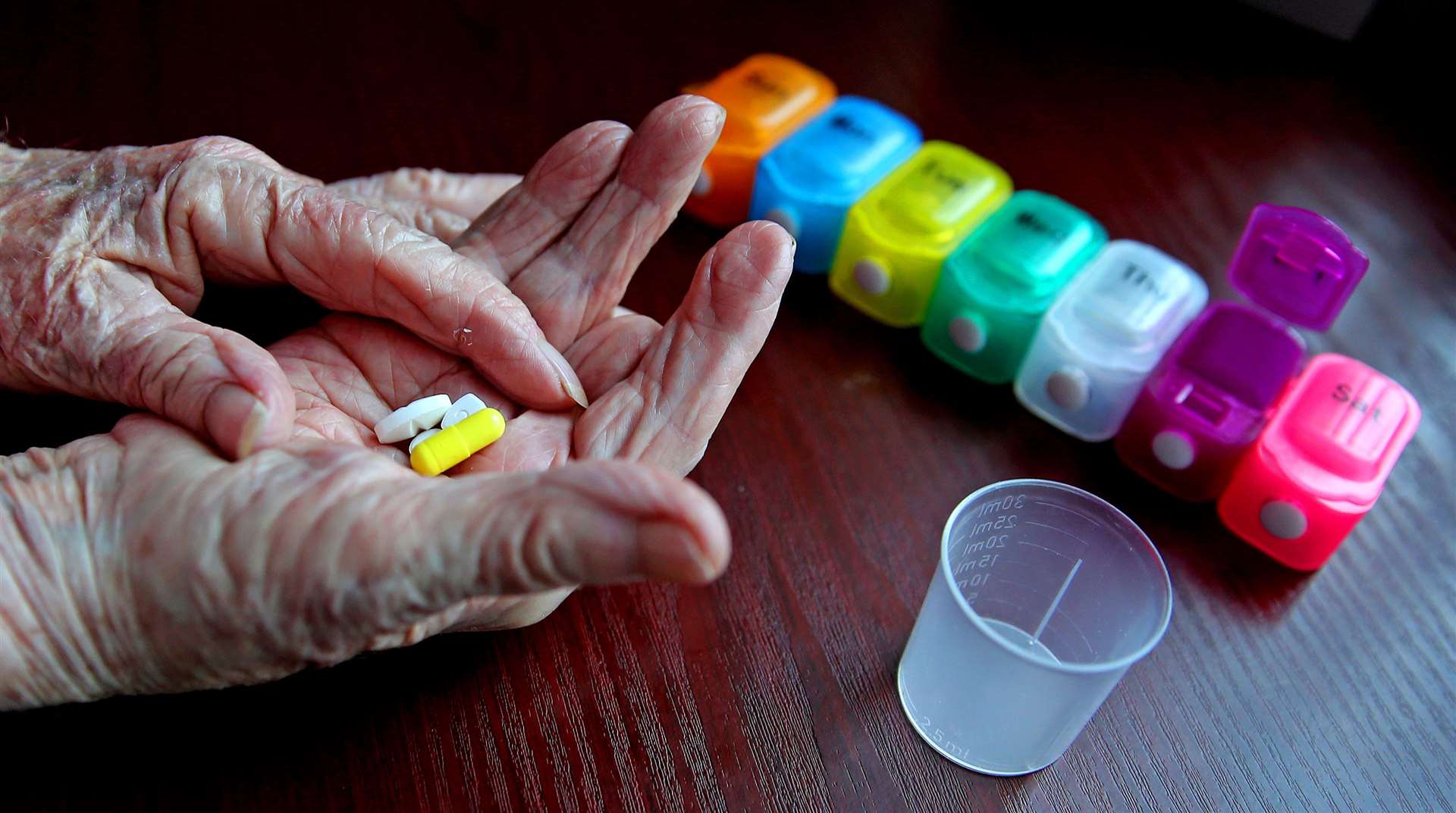 Some 15% of people in England are taking five or more medicines a day, with 7% on eight or more (PA)