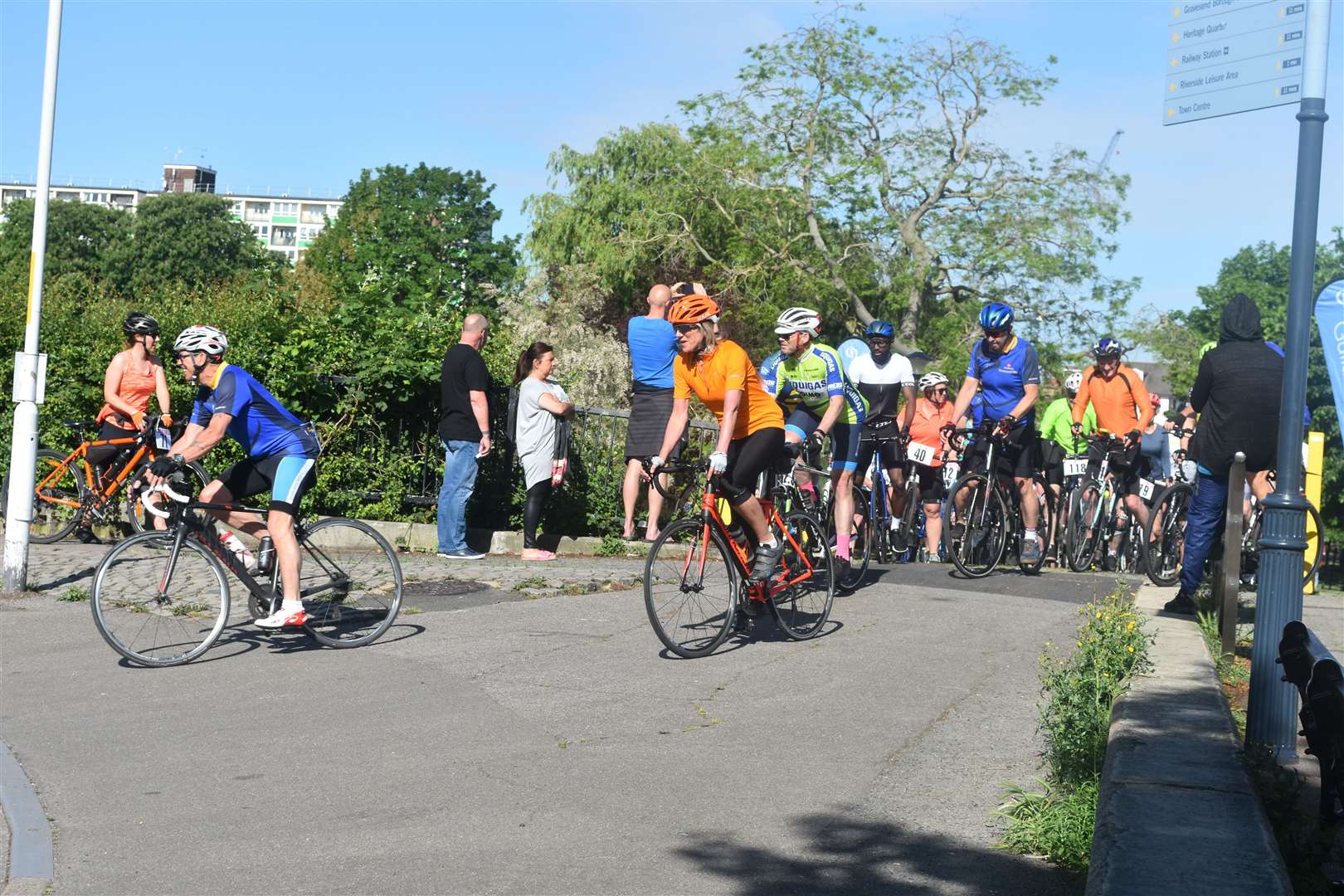 Cyclists can ride either a 15, 30 or 45 mile route. Picture: Jason Arthur