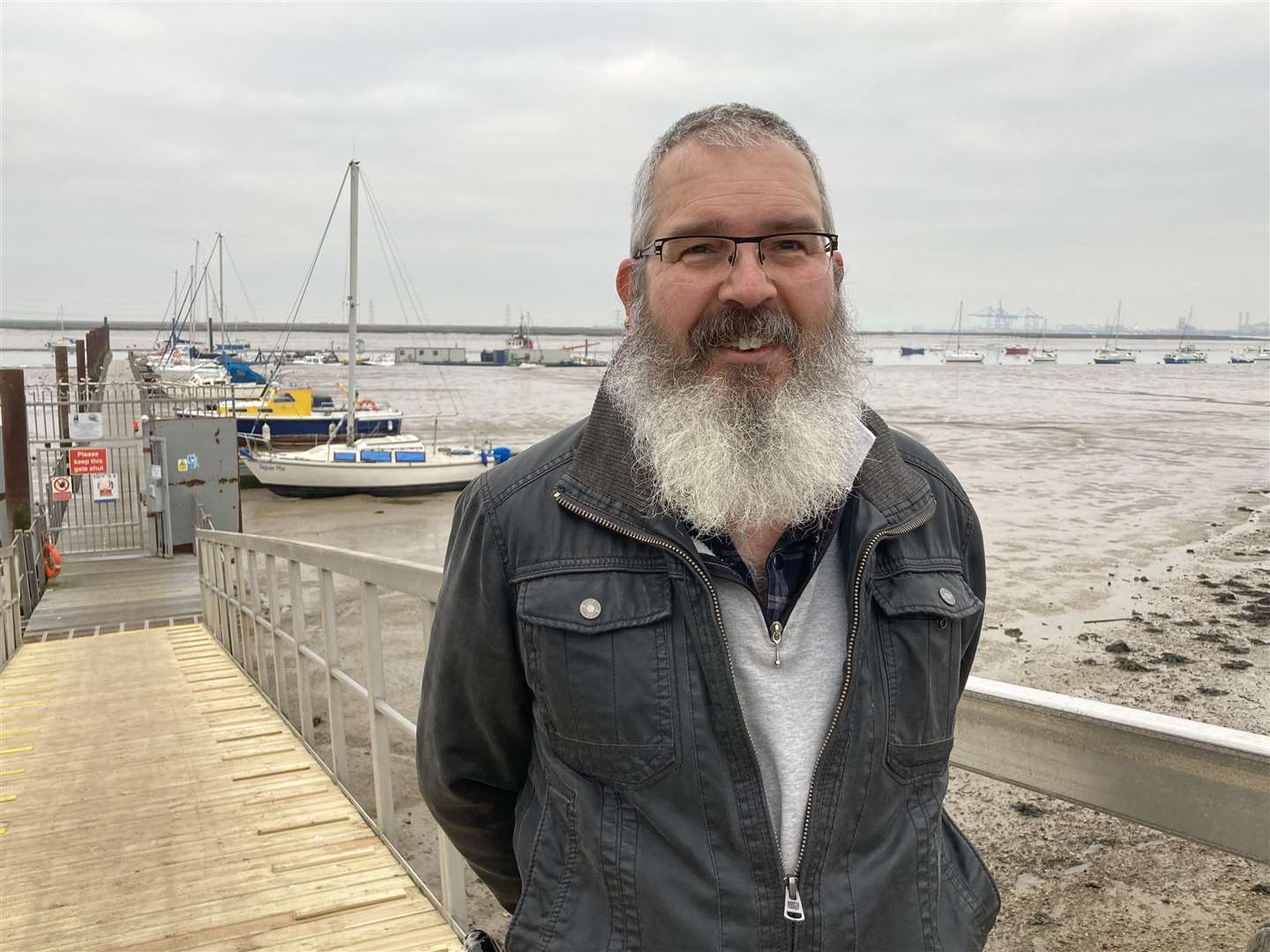 X-Pilot owner Martin Harmer is running trips to see the masts of Sheppey's bomb ship the SS Richard Montgomery from Queenborough Harbour