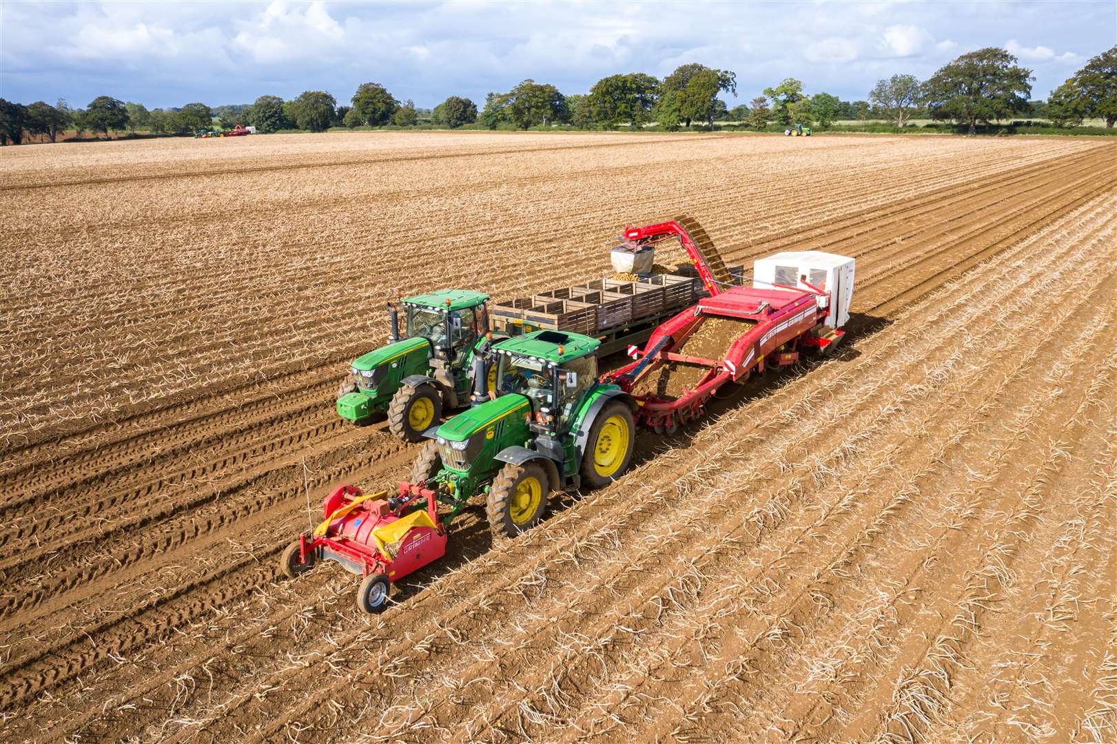 Potatoes being harvested for Branston (Branston/ PA)