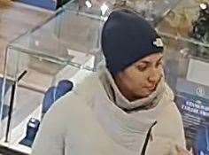 Police would also like to identify a woman. Picture: Kent Police