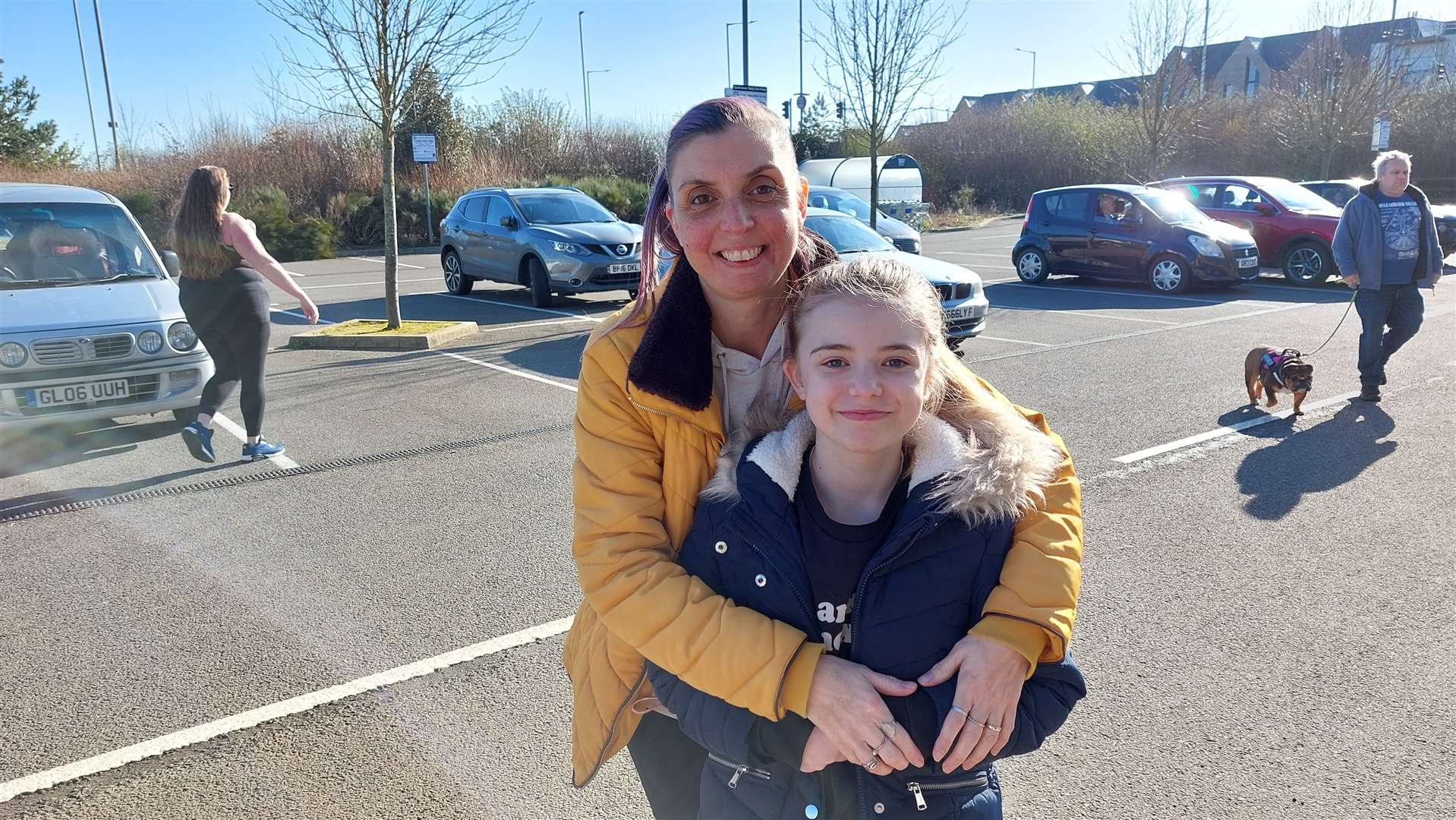 Lisa Fishlock, 40, with daughter Ella, 11, from Hamstreet