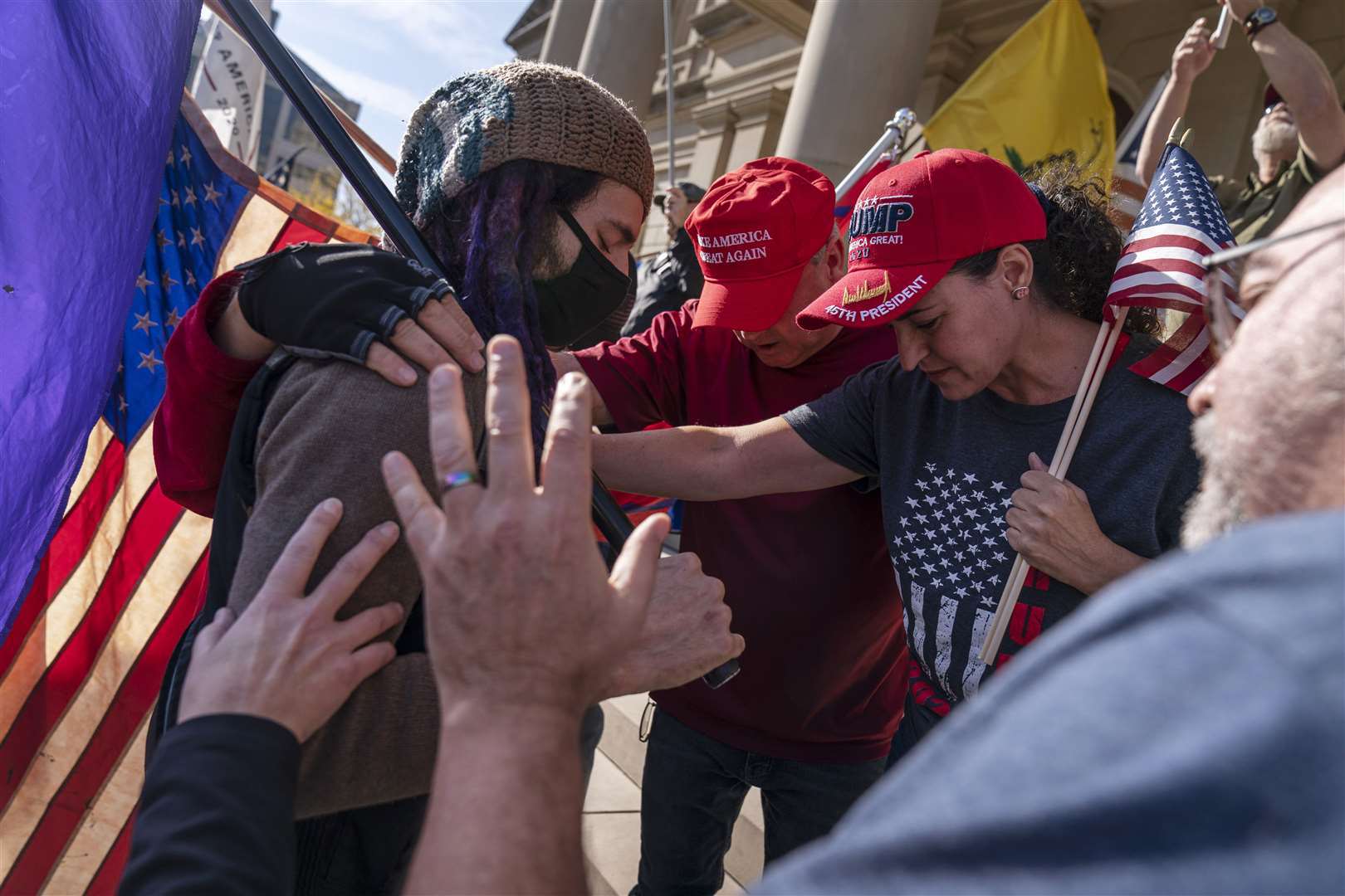 With legal challenges still to be heard, the result is far from certain for either side (David Goldman/AP)