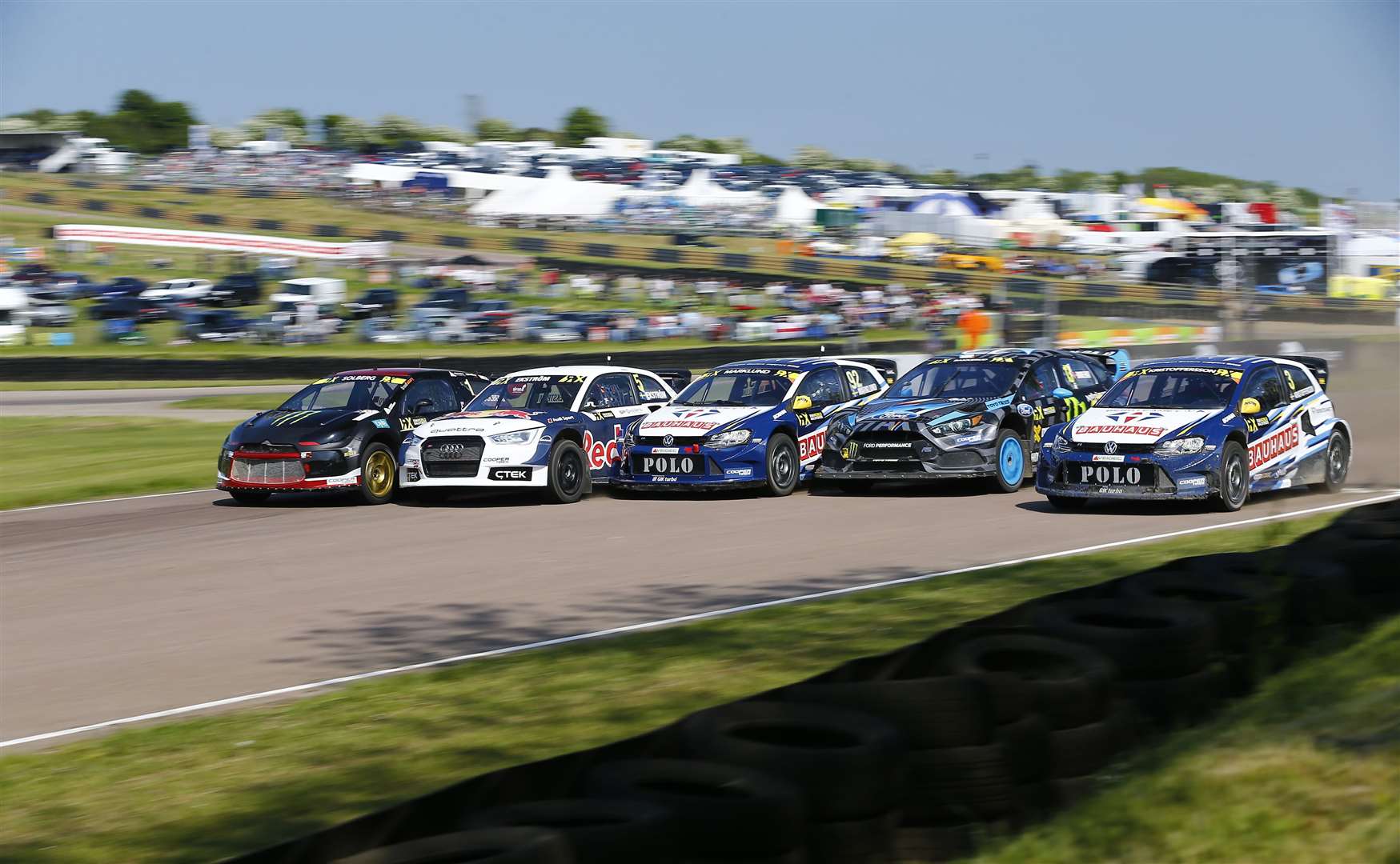 World Rallycross action at Lydden Hill in 2016. Picture: Matt Bristow