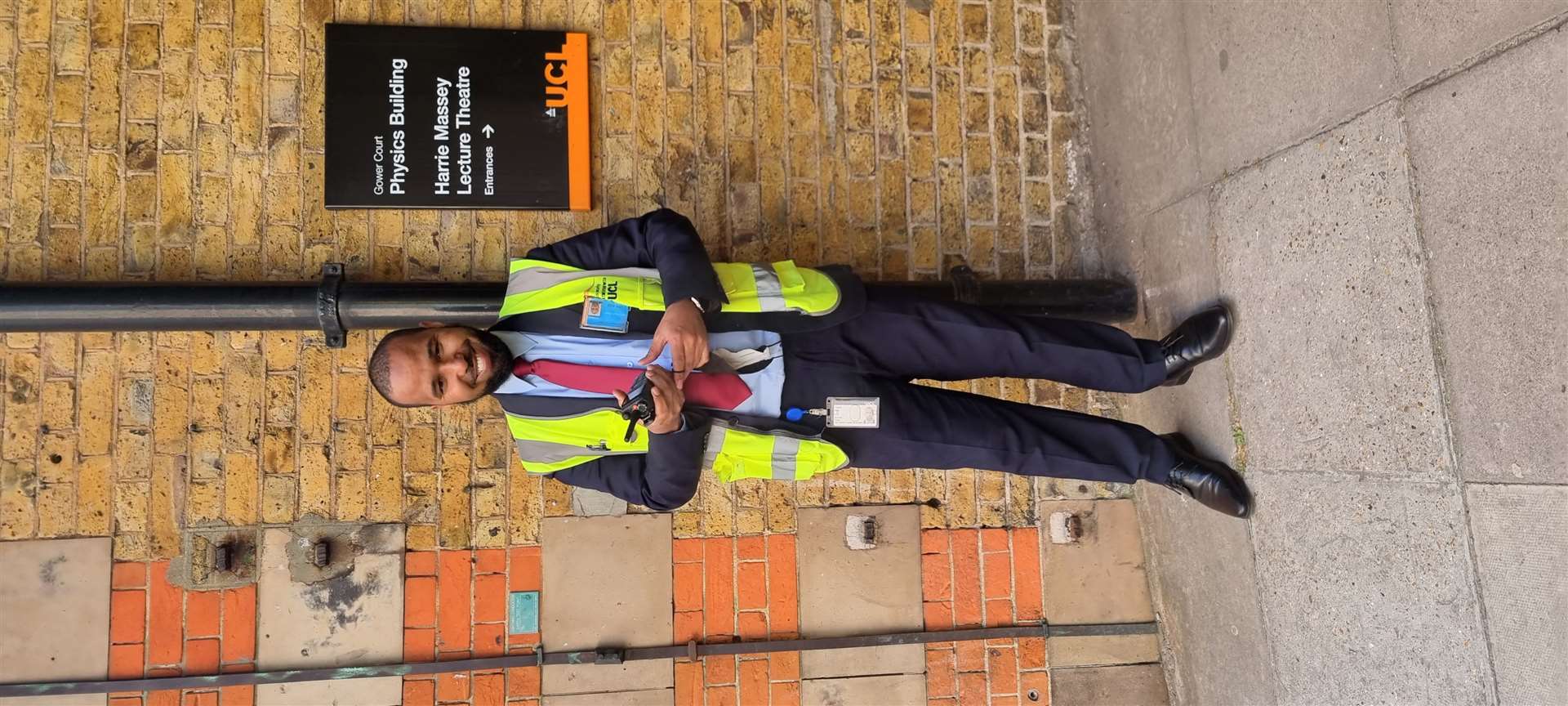 UCL security guard Yusuf Nur said his low income meant he could not save any money (Yusuf Nur/PA)