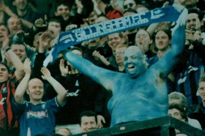 Gills fanatic Nevil Masters in the days before he tackled his huge weight