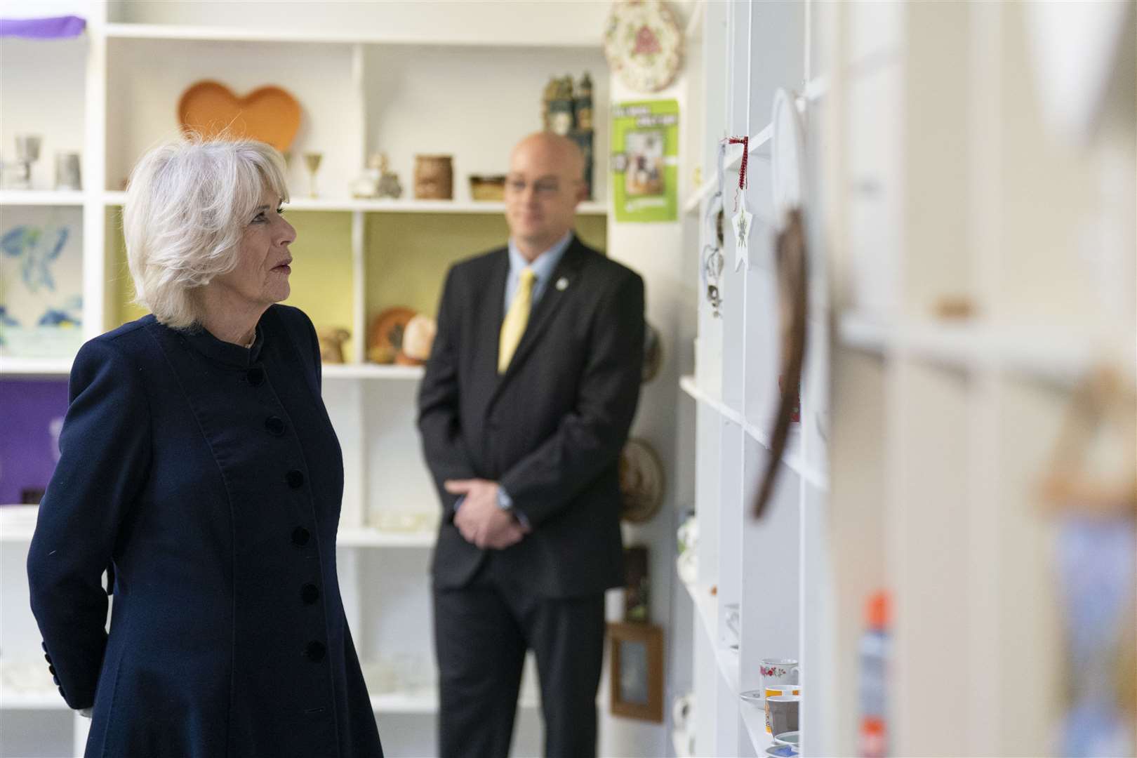 The Queen Consort visits the Emmaus Community in south London (Kirsty O’Connor/PA)