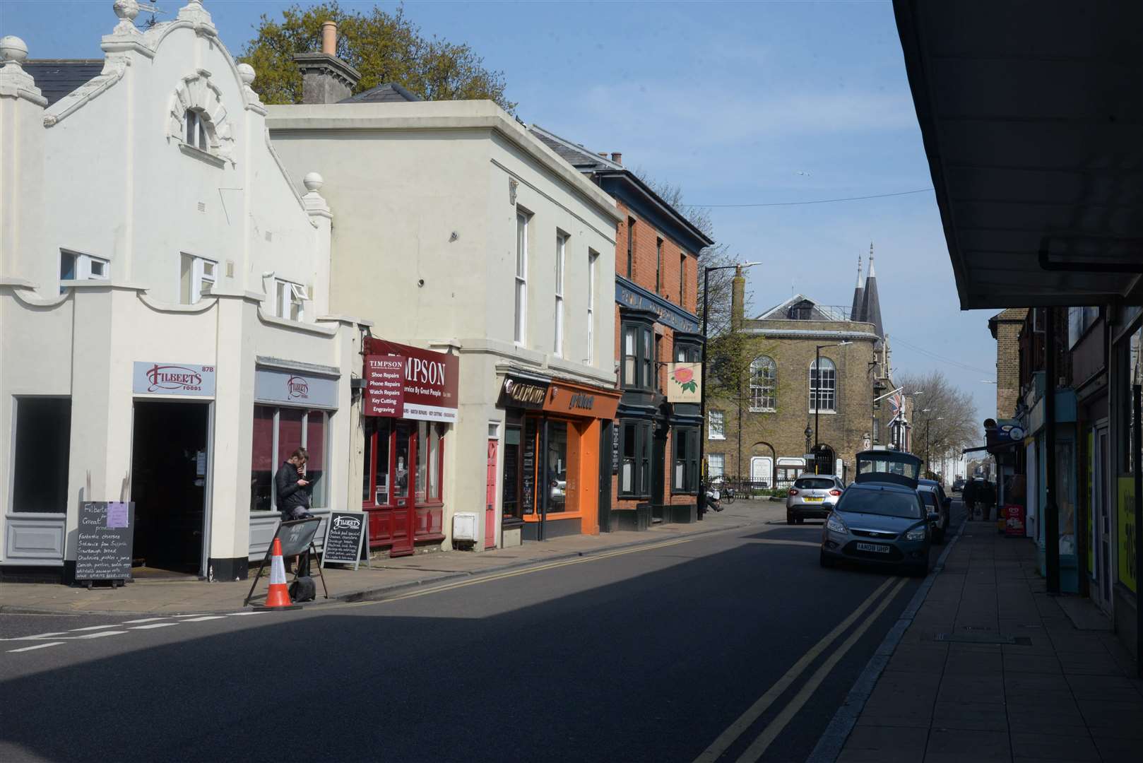 Cars will be banned from Deal High Street from 10am until 2pm on Saturdays. Picture: Chris Davey