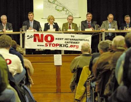 Around 350 people attended the public meeting. Picture: Grant Falvey