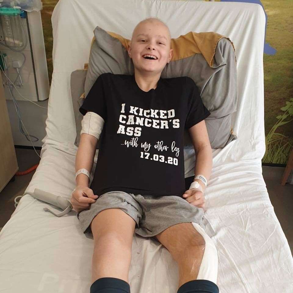 Ellis Dockerty battled a rare bone cancer