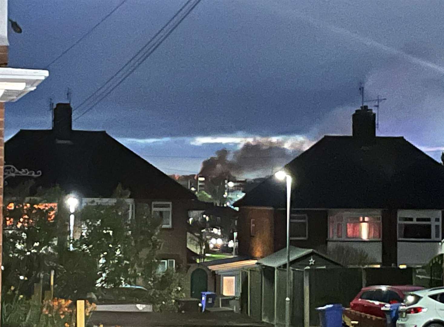Pictures show “massive” blaze near Sittingbourne town centre