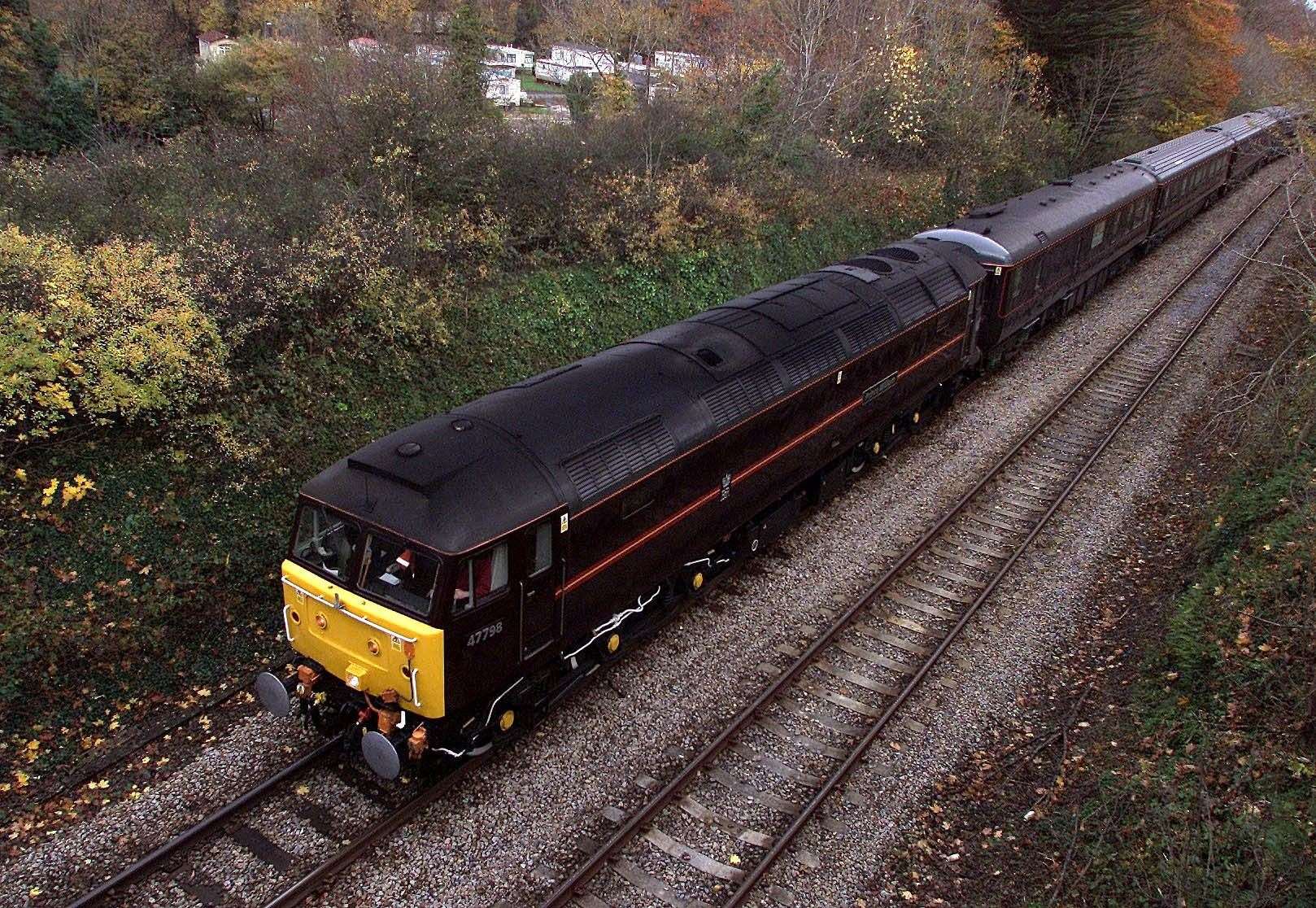 The royal train will take William and Kate across the country (David Davies/PA)