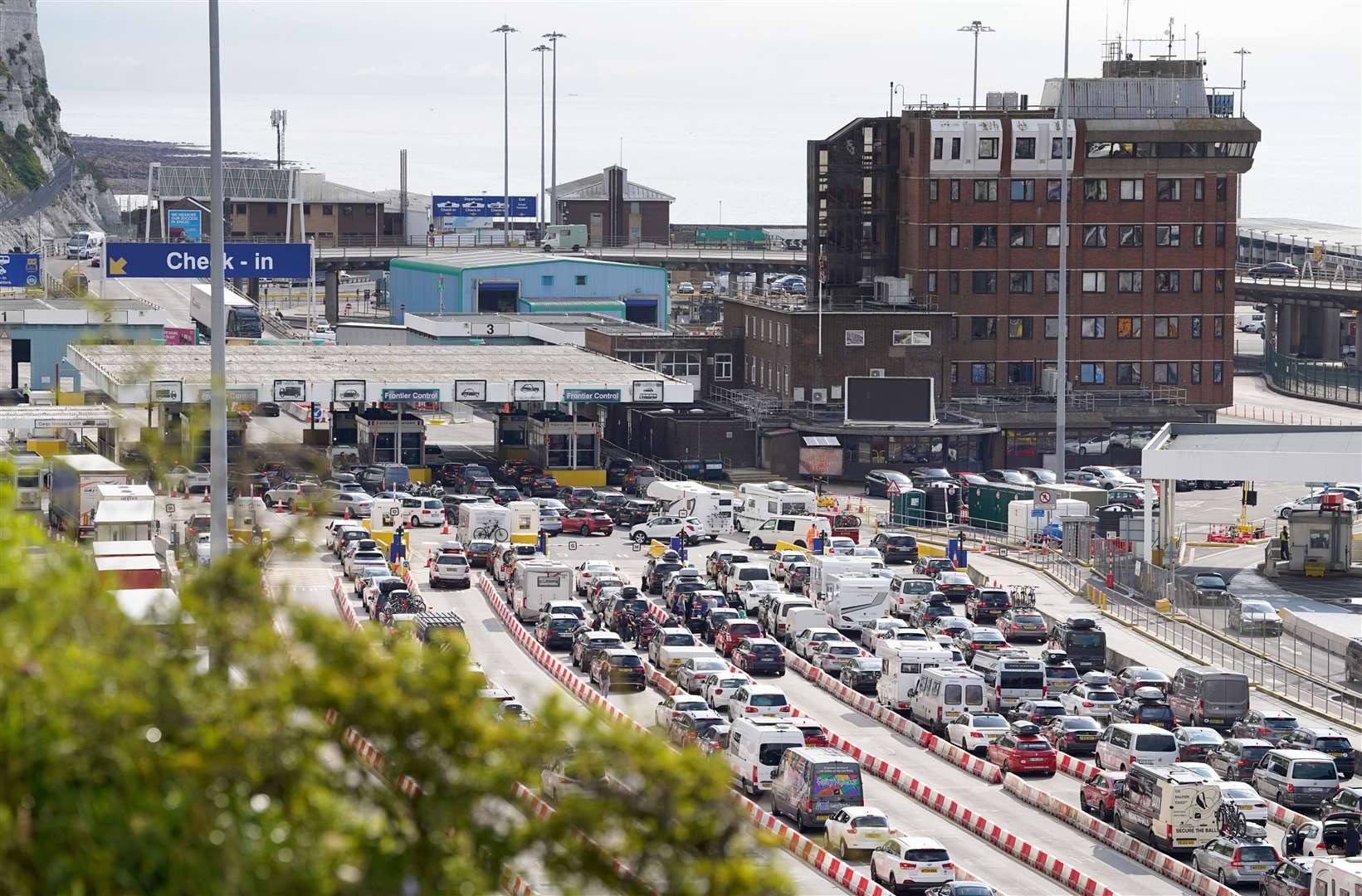 The Port of Dover is expecting more than 6,000 cars to arrive on Friday (Gareth Fuller/PA)