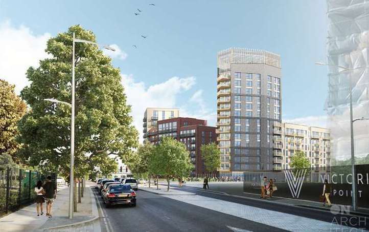 How the 16-storey Infinity scheme could look from Victoria Road. Picture: On Architecture