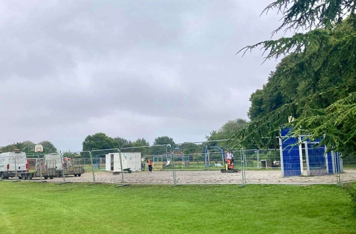 The area in Willesborough, Ashford, will soon feature a MUGA site