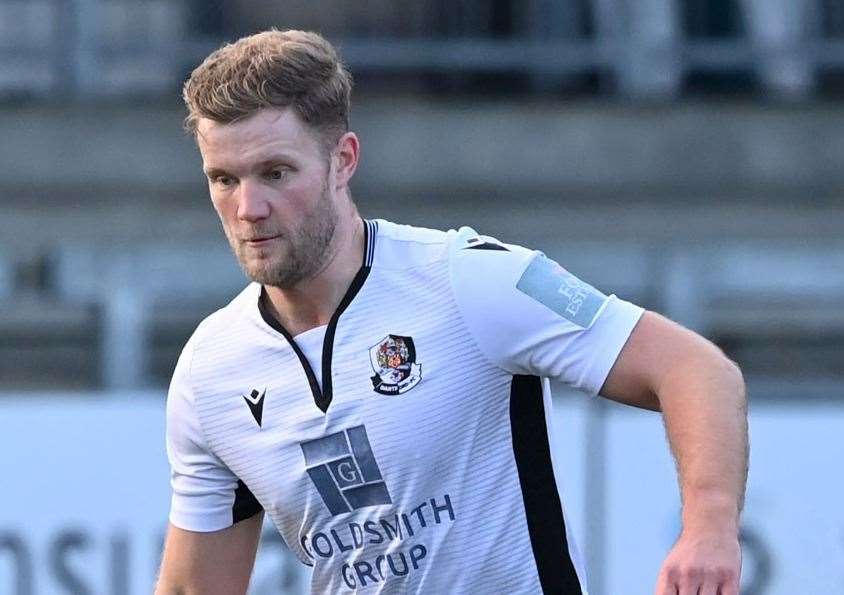 Josh Hill - scored a wondergoal for Dartford on Saturday. Picture: Keith Gillard