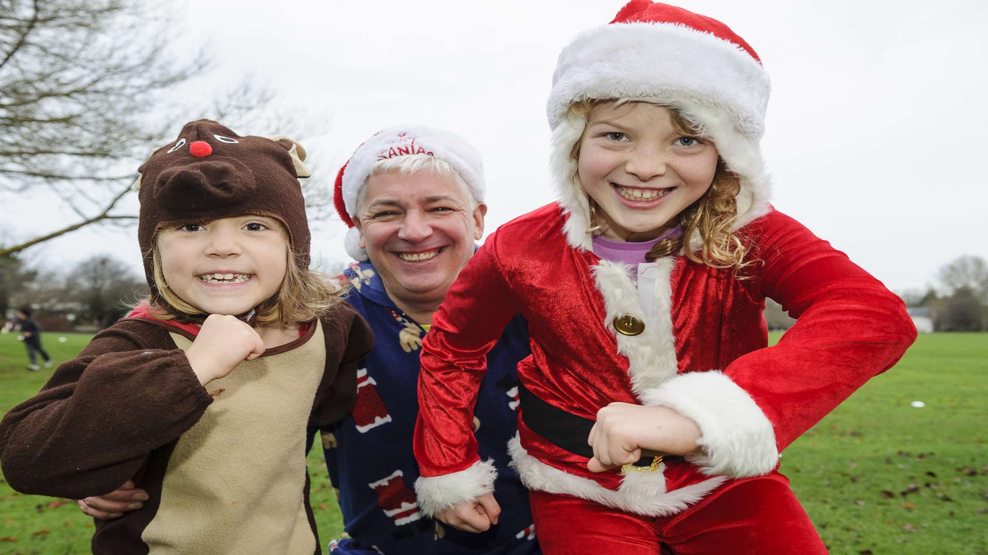 Kirsty Willmott, seven, Ian Willmott, and Leanne Willmott, 10