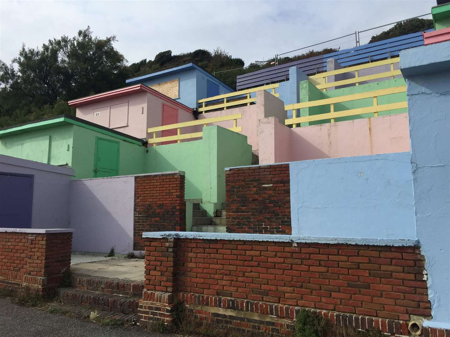 The tiered huts will escape demolition