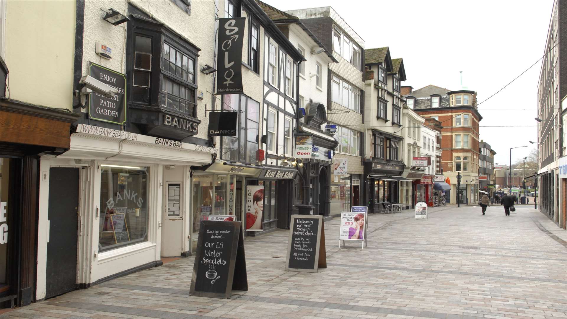 Bank Street. Stock image.