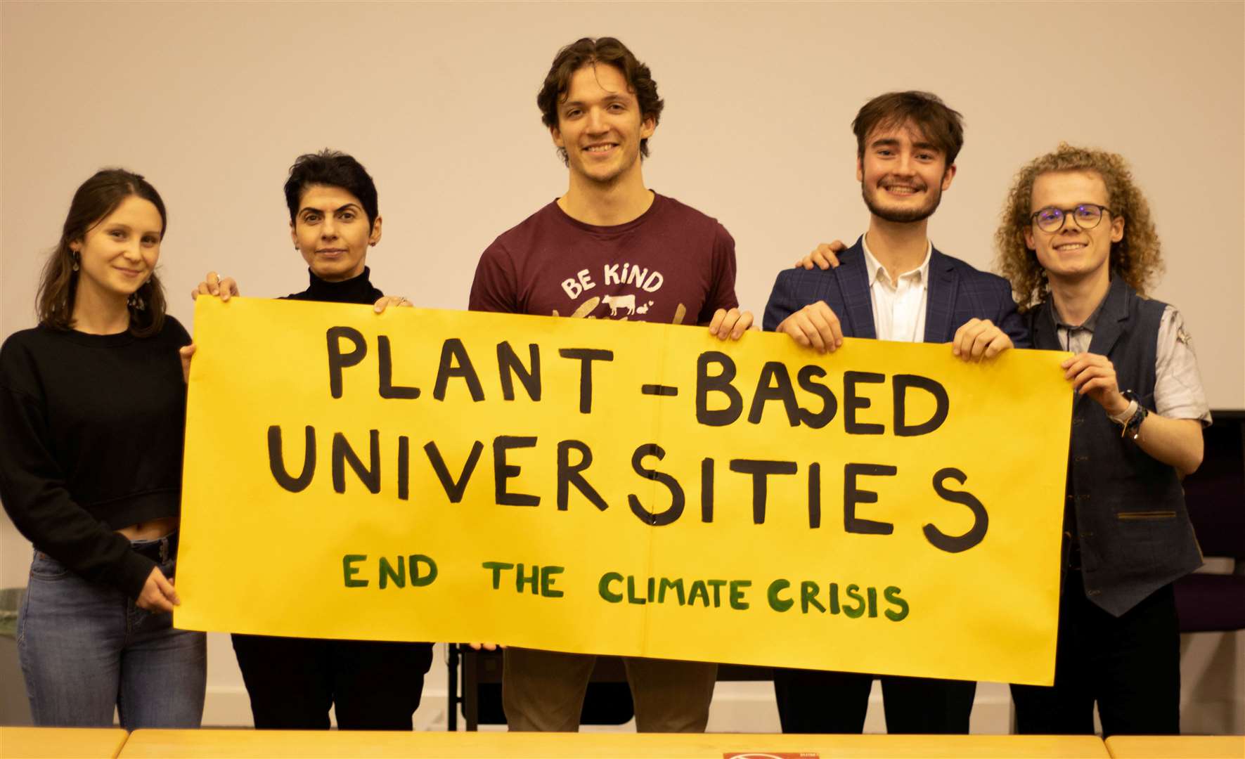 The Plant-Based Universities campaign at the University of Kent. Picture: Plant-Based Universities Kent