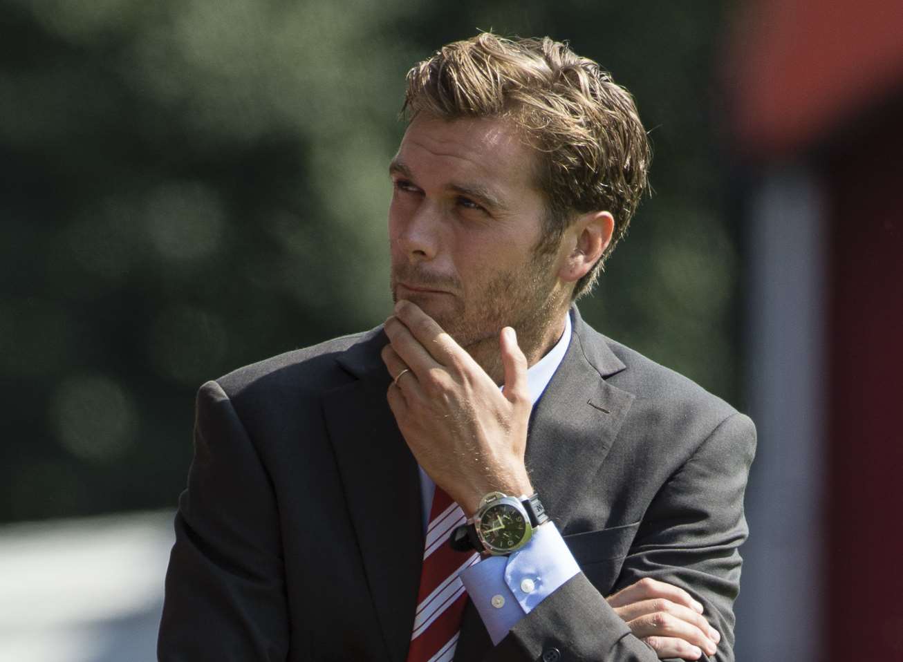 Ebbsfleet United manager Daryl McMahon Picture: Andy Payton