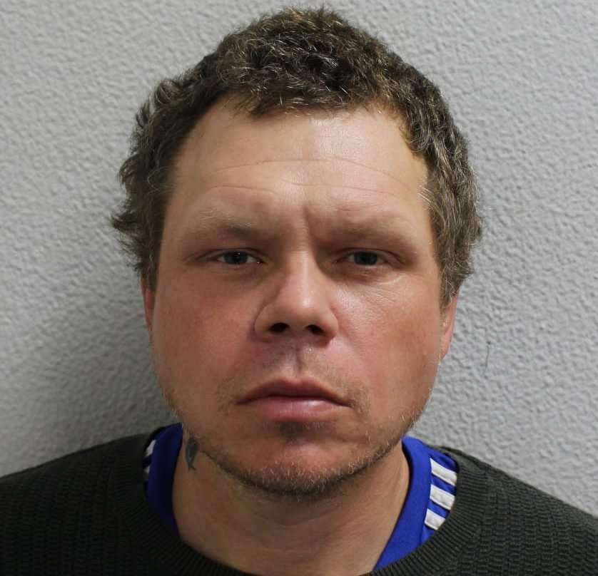 Alan Keeble has been jailed after he left a police officer unconscious. Picture: Met Police