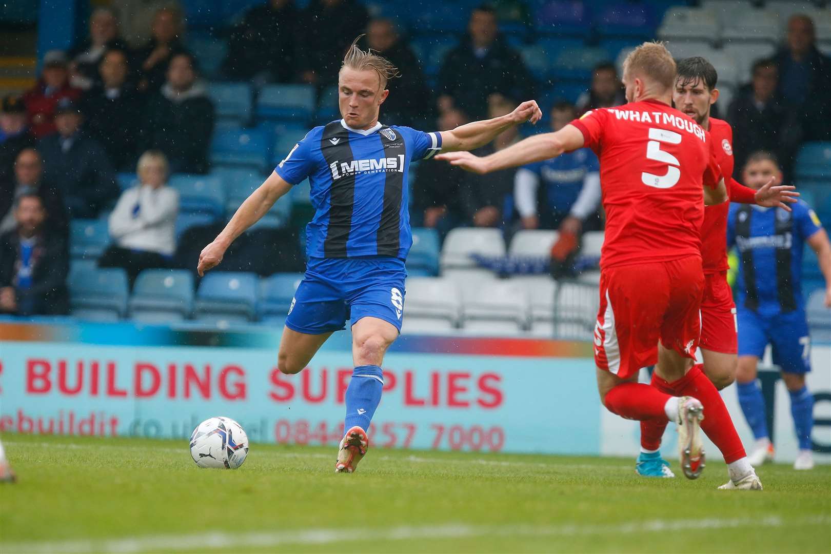 Kyle Dempsey could be on his way out of Gillingham this month Picture: Andy Jones