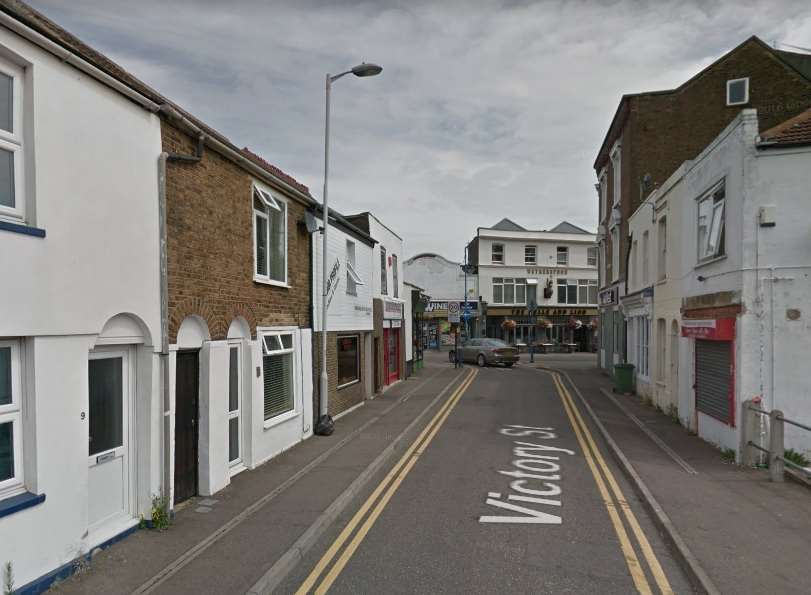 Sunday night fire: Victory Street, Sheerness.