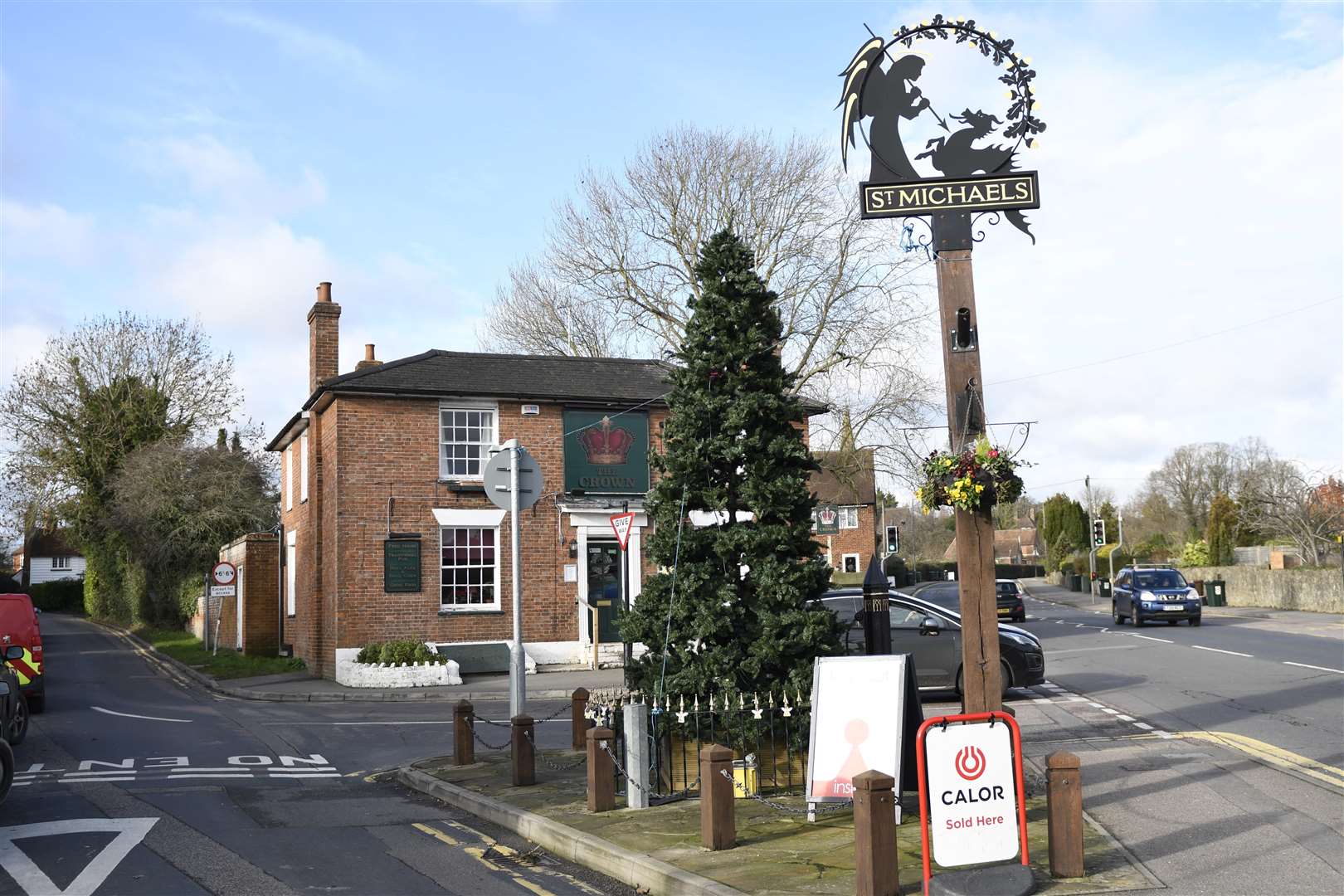 The artificial tree at The Point, St Michaels