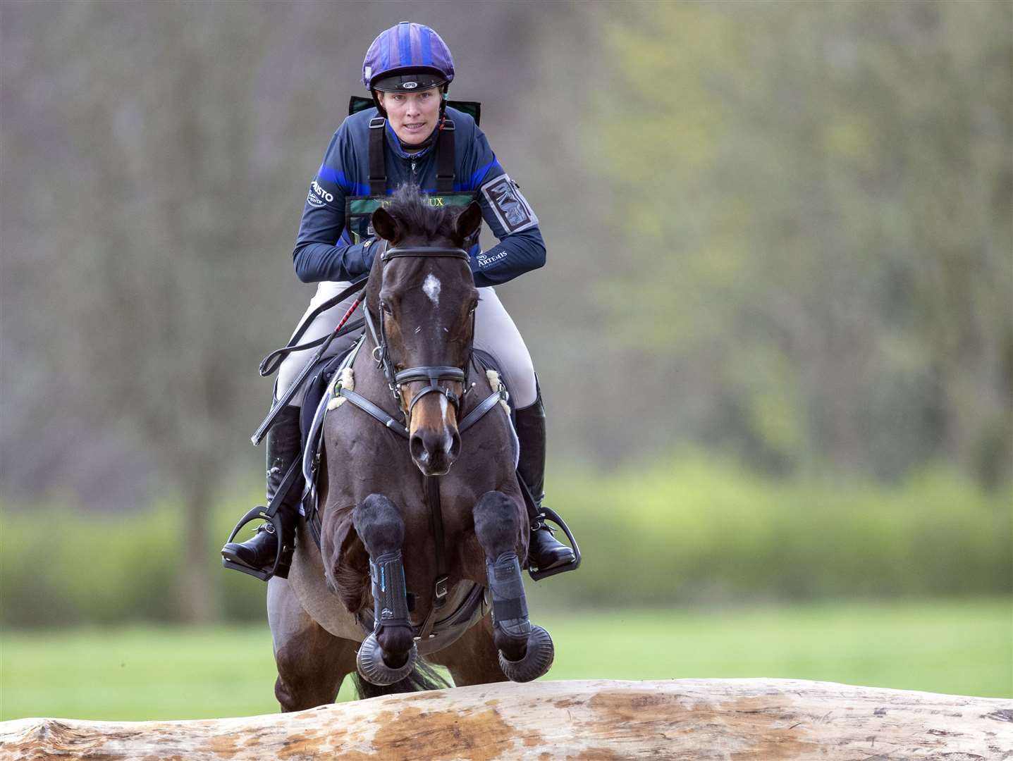 Zara competing at the Land Rover Gatcombe Horse Trials (Steve Parsons/PA)