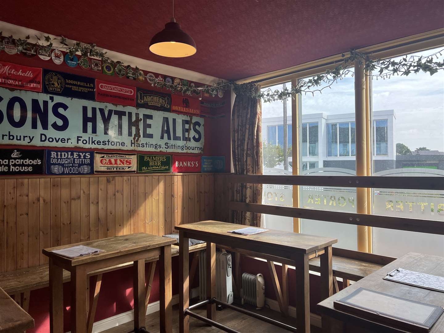 Inside The Paper Mill micro-pub in Sittingbourne