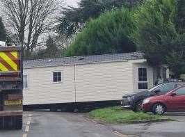 A mobile home has been placed on the site despite not having planning permission. Picture: Shorne Parish Council