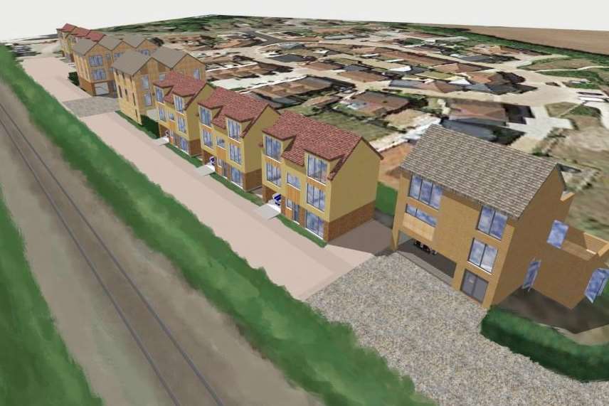 Developers are proposing 14 homes