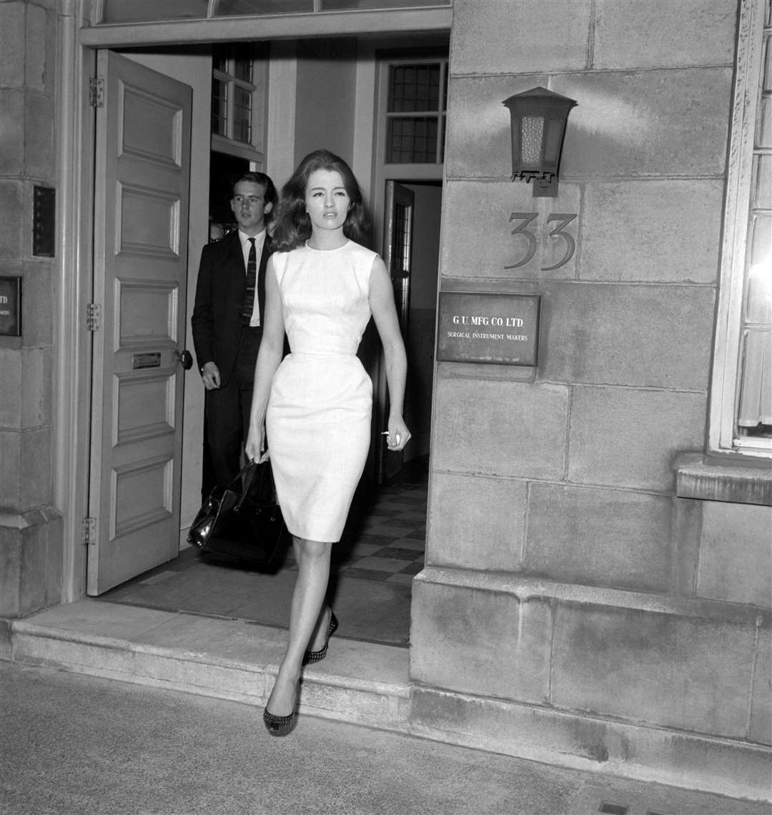 Christine Keeler wore a different Wallis outfit for each court appearance when giving evidence in the Profumo affair trial (PA)